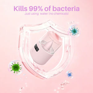 Esterilizador de vapor portátil al por mayor de fábrica, limpiador de tazas de higiene femenina, vaporizador eléctrico reutilizable de silicona para el período, Diseño Seguro - Product Image 2