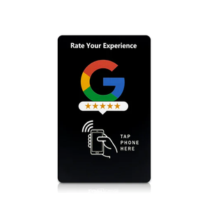 Tarjeta NFC para Reseñas de <span class=keywords><strong>Google</strong></span>, Reutilizable, <span class=keywords><strong>Funciona</strong></span> con Todos los Teléfonos, Herramienta de Retroalimentación sin Contacto - Product Image 1