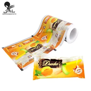 Customized Pearlized Bopp Roll Film Packaging Popsicle Packaging Plastic Film Roll for popsicle wrapper