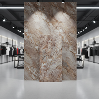 Panneaux muraux en pierre artificielle PU, imitation pierre, grand format, pour intérieur et extérieur, modernes, pour hôtels, modèle 3D