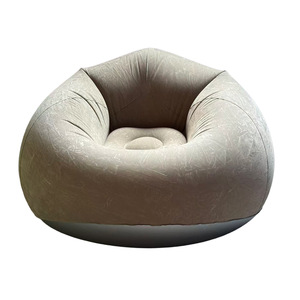 Sofá Inflable Esférico, Colchón de Aire Multicolor, Ecológico, de PVC, Diseño Moderno, Reclinable para Acampar al Aire Libre - Product Image 2