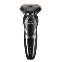 Rasoir électrique sans fil étanche pour hommes, rasoir portable rechargeable, tondeuse à barbe humide et sèche