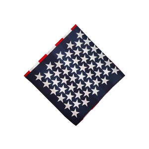 Pañuelo Cuadrado Multifuncional de Algodón con Estampado de la Bandera Estadounidense de las Estrellas y Rayas, Precio de Promoción, para Adultos y Adolescentes - Product Image 2