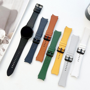 <span class=keywords><strong>Correa</strong></span> de cuero para <span class=keywords><strong>Samsung</strong></span> <span class=keywords><strong>Galaxy</strong></span> <span class=keywords><strong>Watch</strong></span> <span class=keywords><strong>4</strong></span>, pulsera clásica de <span class=keywords><strong>46mm</strong></span> y 40mm, sin huecos - Product Image 1