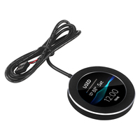 Écran secondaire USB 2.1 / 2.8 pouces IPS 480x480 USB écran LCD rond refroidi à l'eau CPU GPU RAM HDD surveillance librement AIDA64