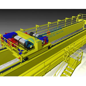 כננת hoister עגלה עבור 10 טון 12 t 25 טון 20 טון 16 טון 15 אירופה סגנון קורת כפולה מנוף - Product Image 2