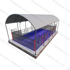 Çin fabrika kapalı veya açık kürek tenis için özelleştirilmiş Padel tenis kortu