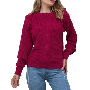 Pull à capuche décontracté et sportif pour femme, col rond, couleur unie, collection automne-hiver 2026 – Fournisseur du Bangladesh - Product Image 5