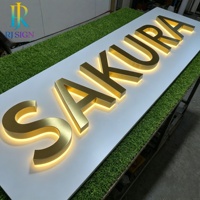 Panneau publicitaire extérieur, enseigne intérieure 3D, lettres en relief, panneau personnalisé avec logo LED, enseigne pour studio de beauté, entreprise, magasin, nom de boutique