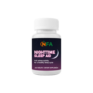 Complément alimentaire NFA OEM pour le sommeil, comprimés pour calmer l'esprit et le corps, favoriser un cycle de sommeil naturel, se réveiller rafraîchi, pour une utilisation nocturne - Product Image 1