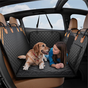 MADE 4 PETS Cubierta de asiento de coche para perros de espuma PE de fondo duro de 8 capas Impermeable Antideslizante Extensor de asiento trasero para perros 400lbs Easy - Product Image 1