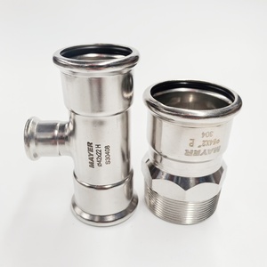 Nhà Máy Giá thép không gỉ Phụ kiện M hồ sơ tùy chỉnh, vệ sinh chống ăn mòn, cho hệ thống ống nước - Product Image 2