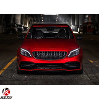 2019 C63 Style PP matériel carrosserie accessoires pare-chocs avant pour BENZ W205/C205 2015-2021