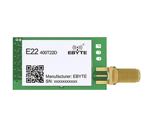 Ebyte E22-400T22D Semtech SX1268 UART ระยะ5กม.,433Mhz 22dBm DIP 21*36มม. TCXO LoRa ส่งสัญญาณไร้สายโมดูล RF