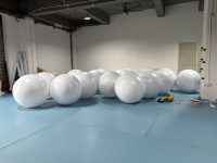 Ballon sphérique gonflable avec logo personnalisé pour la promotion publicitaire et l'activation de la marque