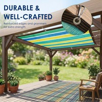 Filet d'ombrage robuste en HDPE écologique, 85 % d'ombrage, protection solaire pour terrasse extérieure, résistant à la décoloration des meubles