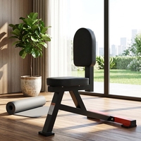 Banc de musculation professionnel à angle fixe de 90 degrés, banc d'exercice robuste avec rembourrage épais ergonomique pour la musculation