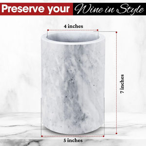 Mini enfriador de vino y whisky para decoración de mármol, botella de champán acrílica, vela <span class=keywords><strong>Belaire</strong></span> Rose, soporte para enfriador de hielo, Cubo de estaño para fiesta - Product Image 2