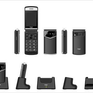 Teléfono Móvil de Lujo con Teclado Grande para Personas Mayores, con Base de Carga, Botón SOS, Teléfono Celular para el Hogar, Teclado Grande, Red GSM 2G - Product Image 3