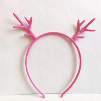 Serre-têtes de Noël en forme de bois de cerf pour la décoration du Nouvel An, accessoires de fête, serre-têtes en PP en forme de cornes de cerf, serre-têtes du Nouvel An