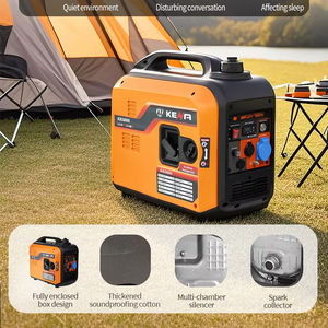 3200 נייד w שותקת גנרטור 230v תקע אירופאי תקע חד פאזי 2-8kw כוח מחנאות & שימוש ביתי דלק דלק - Product Image 2