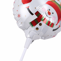 Ballons en feuille d'aluminium de Noël, décoration de fête en Mylar, bonhomme de neige, renne, sapin de Noël, flocon de neige, décorations de Noël