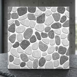 Azulejos de Cerámica para Piso, Serie Punch, Diseño Moderno a Cuadros, 300x300mm, Acabado Mate, para Interiores de Cocina - Product Image 6