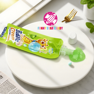 <span class=keywords><strong>Goma</strong></span> de mascar con sabor a fresa y manzana con proveedor de dulces que hacen estallar, dulces de aperitivos personalizados, crema líquida exprimida, mermelada, <span class=keywords><strong>goma</strong></span> de mascar - Product Image 3