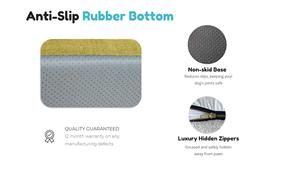 Cozy Orthopedic Bolster Sofa <strong>Bed</strong> for <strong>Dogs</strong> &amp; Cats Luxury Rectangle <strong>Bed</strong> with Linen &amp; Sponge <strong>Fashionable</strong> Full Support Design - Product Image 5