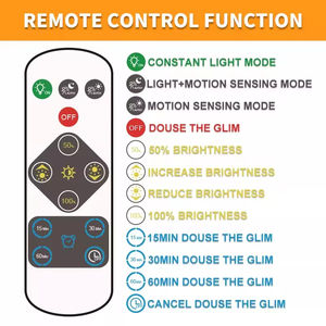 <b>Motion</b> <b>Sensor</b> AAA Battery Operated Remote Control LED Ceiling <b>Light</b> for Living Room <b>Indoor</b>/Outdoor Night <b>Lights</b> - Product Image 2