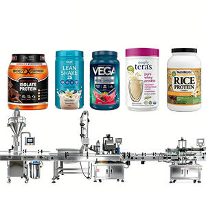 Machine de remplissage automatique de tarière en poudre de protéine de lactosérum Machine de remplissage et de capsulage de protéine de soja en poudre - Product Image 1