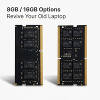 Revive tu Laptop Antigua con Memoria RAM DDR4 de 3200MHz, 8GB/16GB SODIMM para Arranque Rápido y Multitarea Fluida