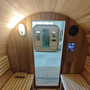 Sauna <span class=keywords><strong>hammam</strong></span> intérieur moderne de luxe avec fonction vapeur 6kw chauffage électrique en pruche en <span class=keywords><strong>bois</strong></span> massif pour soulager le stress dans les appartements - Product Image 6
