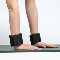 Poids de poignet et de cheville en silicone durables et réglables, bandes lestées de 1LB, 2LB, 4LB pour le yoga, le Pilates et l'entraînement physique
