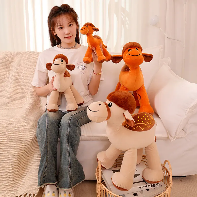 Мультфильм пустынный верблюд кукла маленький верблюд плюшевые игрушки Dunhuang куклы подушка путешествия памятные поделки