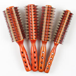 Whosale Hotsale Classic <span class=keywords><strong>Brosse</strong></span> à cheveux amovible et facile à nettoyer <span class=keywords><strong>Brosse</strong></span> à cheveux démêlante à 9 rangées <span class=keywords><strong>Brosse</strong></span> <span class=keywords><strong>Denman</strong></span> bouclée - Product Image 3