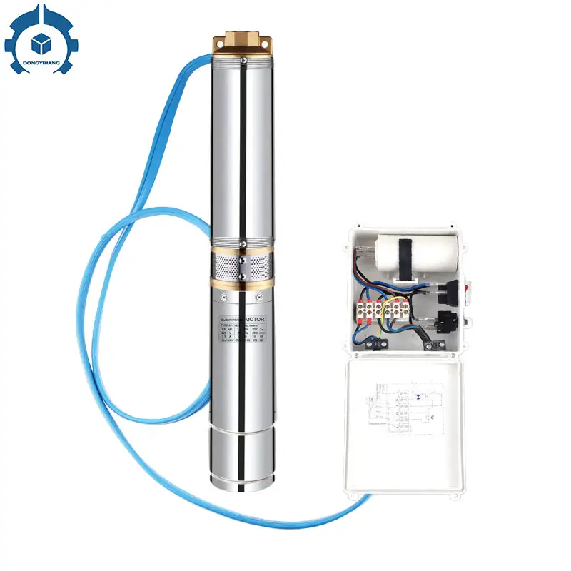 Pompa Celup Air Sumur Dalam 0.5 Hp Pompa Air Bertekanan Tinggi 3 Inci untuk Irigasi Tanaman