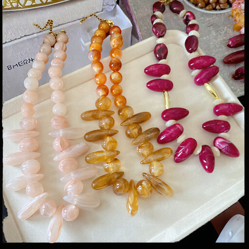 Fashion Bohemian Style Oversized Resin Teardrop