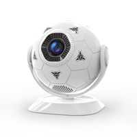 Projecteur LED WiFi6 Android 14 HY300F avec Correction Trapézoïdale Entièrement Automatique, Équipement Portable pour Home Cinéma et Présentations