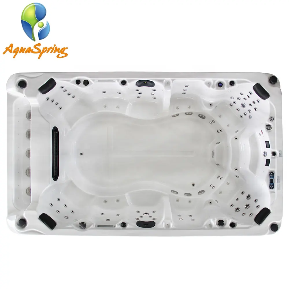 Hot sale luxury 11 people outdoor rubber swimming pool offer massage