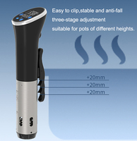 NOUVEAU Machine sous vide basse température 110V 220V 1100w IPX7 Machine de cuisson plus lente pour la transformation des aliments