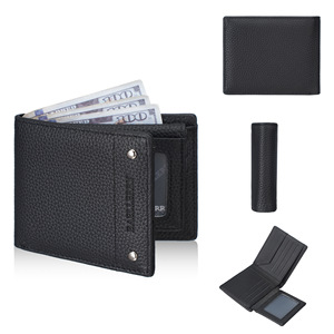 Cartera de Cuero Genuino para <span class=keywords><strong>Hombre</strong></span>, Tarjetero de Lujo, Cartera de Diseñador 2025, Billetera Bifold con Múltiples Ranuras para Tarjetas, Cartera Pequeña y Delgada para <span class=keywords><strong>Hombre</strong></span> - Product Image 3