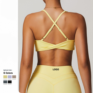 Abbigliamento da Palestra per <span class=keywords><strong>Donna</strong></span>, <span class=keywords><strong>Pantaloni</strong></span> Yoga a Compressione Morbida e Top Leggeri, Set <span class=keywords><strong>Sportivi</strong></span> Elasticizzati - Product Image 4