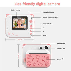 Appareil photo numérique imprimante enfants pour <span class=keywords><strong>jeu</strong></span> vidéo photo enfants imprimante pour appareil photo garçon filles jouet intelligent enfants appareil photo imprimante instantanée - Product Image 4