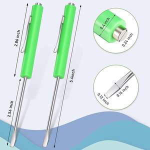 Magnet-Taschenschrauber Minitaschrauber mit Clip kleiner Schlittenkopf Schraubenzieher-Werkzeugsatz für Heim- bzw. Büroreparatur - Product Image 3