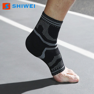 Shiwei <b>Ankle</b> <b>Support</b> Breathable High Elasticity Silicone Non Slip Massage Protection For Football Running Unisex Adult - Product Image 3