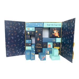 Christmas Sale 2023 Gift Box Cosmetics Advent Calendar Cardboard Box Pop Up Advent Calendar