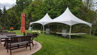 Carpa Premium de Alta Gama para Eventos, Tela de PVC Impermeable para Bodas, Fiestas, Ferias Comerciales y Alquileres
