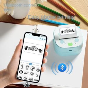 Impresora de Etiquetas Adhesivas para Estudiantes, Impresión de Texto DIY, 203dpi, Batería de 1300mAh, Compatible con Conexión a Teléfono Móvil, Sistemas Android e iOS - Product Image 2