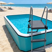 Piscine gonflable en PVC, grande piscine commerciale hors sol pour l'extérieur, durée de vie supérieure à 10 ans, épaisseur supérieure à 0,88 mm